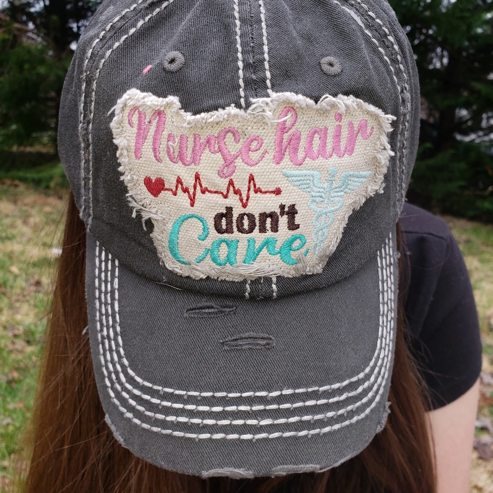 embroidered hat